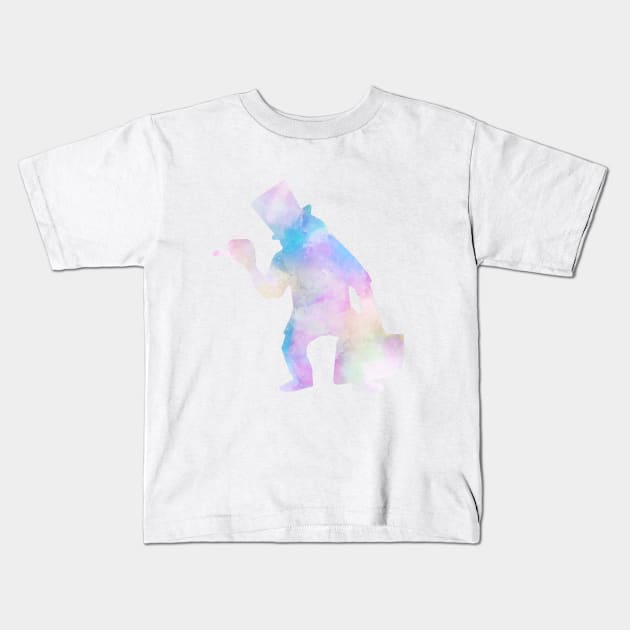 Watercolor Hitchhiking Ghost Kids T-Shirt by FandomTrading